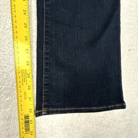 Eddie Bauer Jeans Women 2 (28x32.5) Boot Cut Curvy Through Hip Mid Rise Blue - Picture 10 of 16